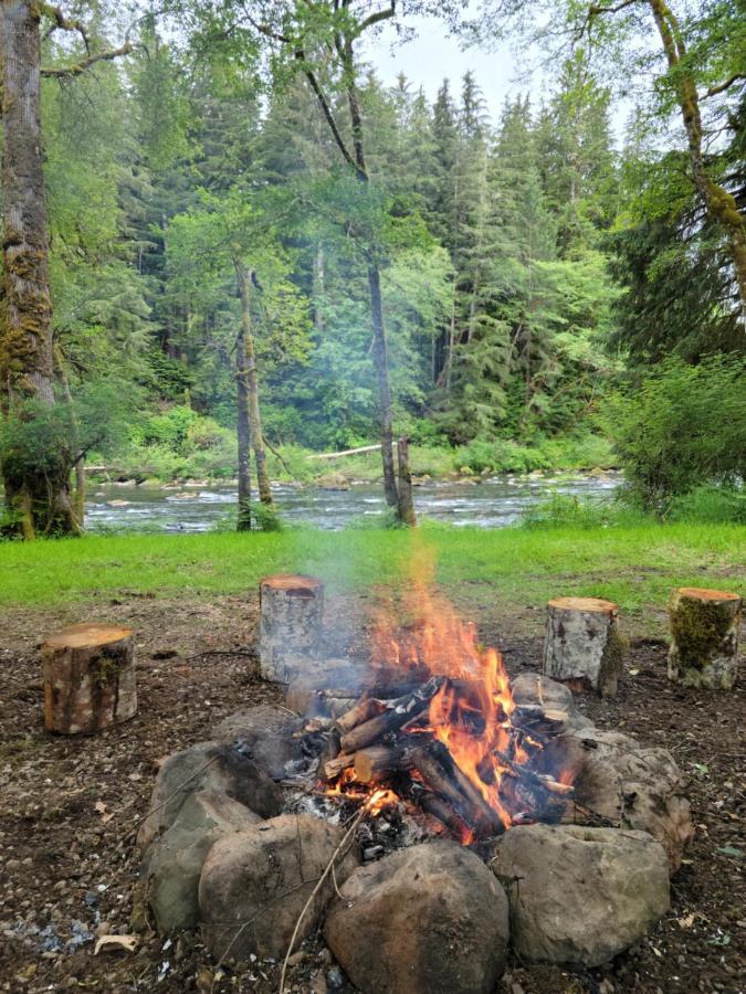 A Relaxing Getaway-A Backwoods Cabin Solduc River Beaver Luaran gambar